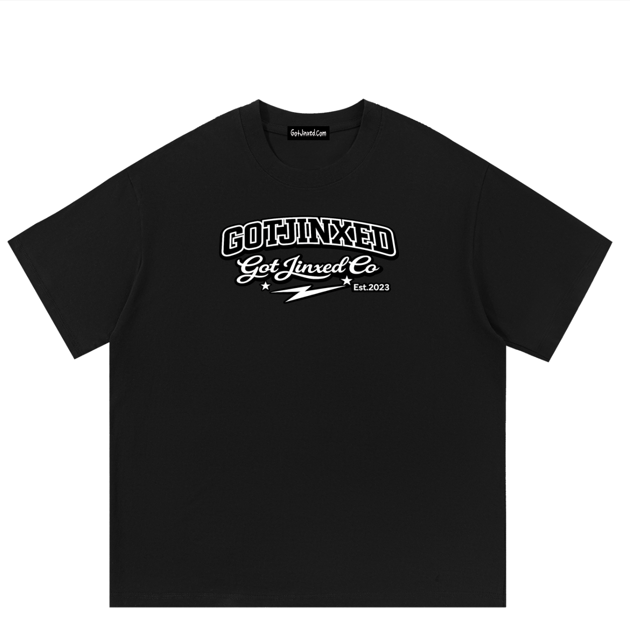 GotJinxed Varsity Tee [BLACK/BLACK]